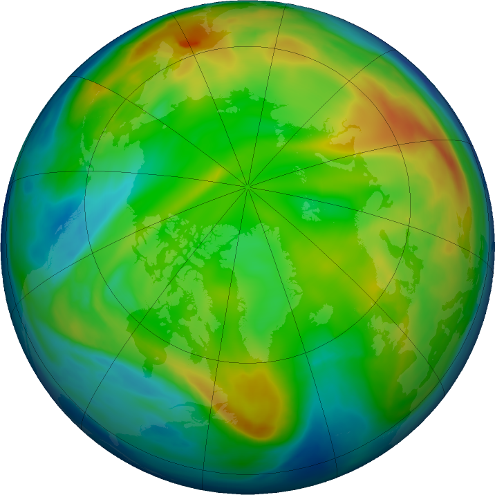 Arctic ozone map for 17 December 2016